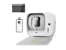Caixa de Areia para Gatos com Embalagem Automática e Selagem FURBULOUS Operação Silenciosa Smart App +FURBULOUS Cube Automatic Pet Water Dispenser