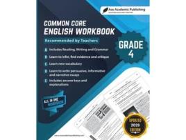 Livro Common Core English Workbook Grade 4 de Ace Academic Publishing (Inglês)