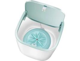 LESHP Mini Máquina de Lavar Ultrassônica - Azul - 3,8L - USB - 18W LESHP