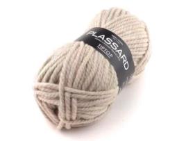 Lã ideal para iniciantes - Plassard - TipTop 02 Off White - Acrílico