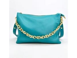 Bolsa de Ombro Torino Couro Genuíno Verde 33X24X16 Cm SOTEIRA