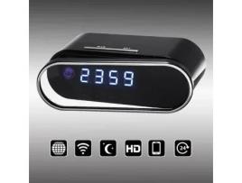 JIE 1080P HD WIFI Câmera Relógio Espião Despertador Escondido Sem Fio Espião IR Noite DVR L044 CHANGM