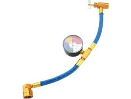 Mangueira de carregamento de refrigerante de ar condicionado R134A com medidor para carro (1/2 rosca para COMPRESSOR DE AR CONDICIONADO ETEREAUTY