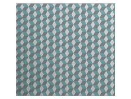 Splashback de alumínio adesivo em cubo - L. 70 x l. 60 cm - Cinza