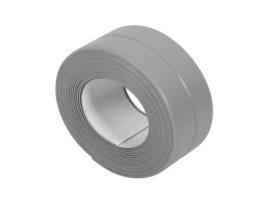 Tira conjunta PVC auto-adesivo fita de vedação borda da parede canto calafetagem tira para banho cozinha banheira (cinza 22mm 3.2m) DELAMAN