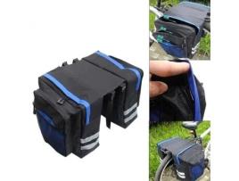 Bolsa multifuncional para bicicleta, ciclismo, mountain bike, à prova dágua, traseira, bolsa de assento, porta-malas, bolsa de ombro FOXNOVO