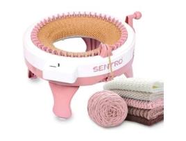 Máquina de tricô, tear redondo, tear inteligente de 48 agulhas, tecelagem para tricô de lã, Trico GLX