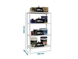 Simonclick Mini 4/500 1500 Branco/branco Estante Metálica