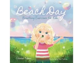 Livro Beach Day Breathing Exercises for Kids de Coleman Adams (Inglês)