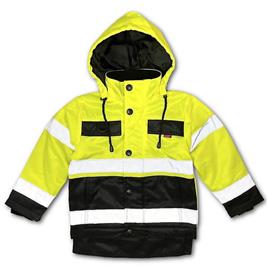 Vxo Kids Jaqueta de trabalho Forrado aviso Amarelo/preto 150