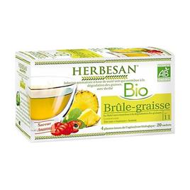 Herbesan Infusion Fat Burner ORGANIC 20 infusion bags (Pineapple)