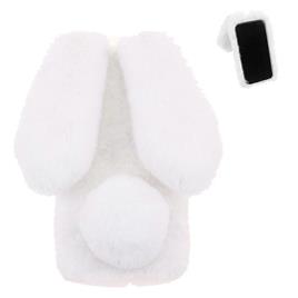 Gangxun Capa para iPhone 11 Pro Brinquedos de Pelúcia Fofos Bunny Furry Case Rabbit Fur Case Capa de Silicone Macio à Prova de Choque com Glitter C...