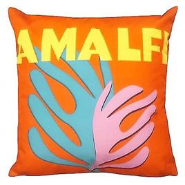 Furn Amalfi Capa Almofada Exterior Laranja/amarelo/azul 43cm x 43cm