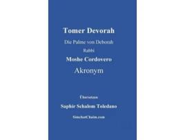 Livro Tomer Devorah - Die Palme von Deborah de Rabbi Moshe Cordovero Akronym (Alemão - Capa Dura)