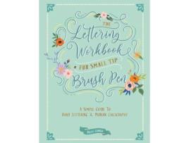 Livro The Lettering Workbook for Small Tip Brush Pen: A Simple Guide to Hand Lettering and Modern Calligraphy Ricca's Garden (Inglês)