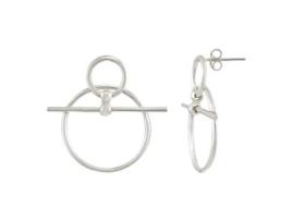 Brinco em prata Single Silver Clow prata 925 PLATA ÚNICA