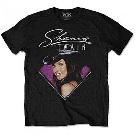 Shania Twain Unisex Adulto Fotografia Algodão T-Shirt Preto L