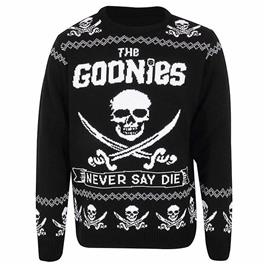 The Goonies Os Goonies Unisex Adulto Nunca Dizem Morrer Jumper Preto/branco XL
