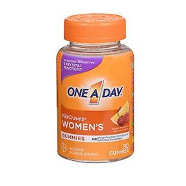 One A Day Um dia VitaCraves Feminino Multi Gummies, 70 Gummies (Pacote de 1)