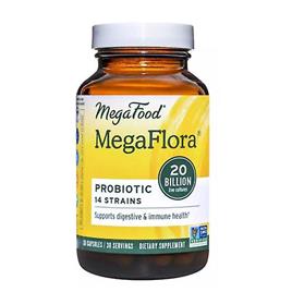 MegaFood MegaFlora Probiótico, 30 Caps (Pacote de 1)