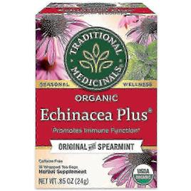 Traditional Medicinals Echinacea Orgânico Plus Saquinhos de Chá de Ervas, 16 Ea