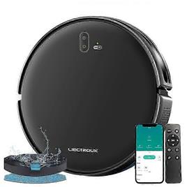 Aspirador de Pó Robô Liectroux L200 &com Mop, Navegação por Mapa, Limpeza Doméstica Varrindo, 4000PA, APP WIFI, Funciona com Alexa & Google Home
