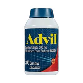 Advil Comprimidos Revestidos para Analgésico e Redutor de Febre, 300 Ea