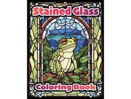 Livro Stained Glass Coloring Book for All Ages Trace, Explore, Expand Your Imagination de CS Books (Inglês)