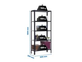 Simonhome Click Mini 5/300 Prateleira Antracite/branca
