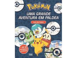 Livro Pokémon Uma Grande Aventura em Paldea Livro de Colorir de The Pokémon Company (Português)