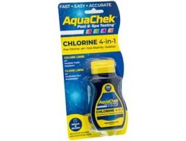 Aquacheck NC PISCINAS Chlorine 4 em 1 50 Tiras