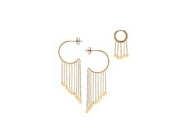 Anjewels Par De Brincos Anjewels, Aço