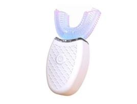 Escova de dentes elétrica sônica automática inteligente tipo U de 360 graus que clareia a luz azul NIKING