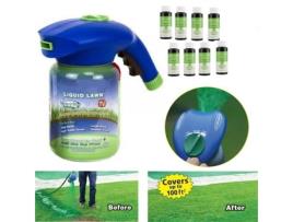 1 garrafa vazia 8 líquidos - frasco spray de hidro mousse líquido para crescimento de grama e jardim LESHP