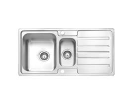 Lava Loiça Jassferry 2 Cubas, Embutido De Aço Inoxidável 970 X 500 Mm