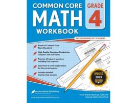 Livro Common Core Math Workbook Grade 4 de Ace Academic Publishing (Inglês)