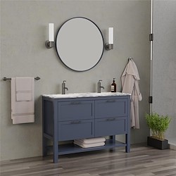 Móvel de casa de banho KENDE 4 GAVETAS 120 AZUL