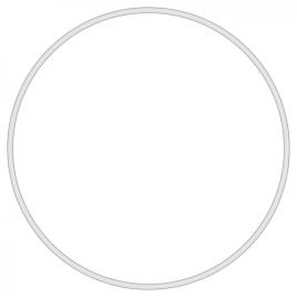 Led Sign 40 Circle (cold white)