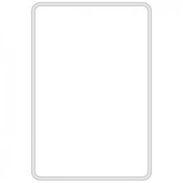 Led Sign 40 Rectangle (cold white)