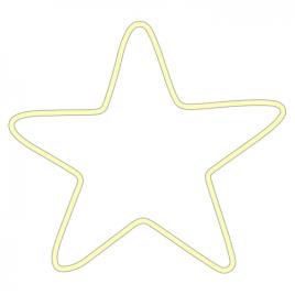 Led Sign 40 Star (warm white)