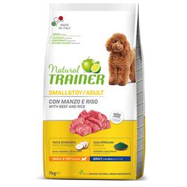 Natural Trainer 7 kg ração para cães em promoção: 6,5 kg + 500 g grátis! - Adult mini com vaca e arroz