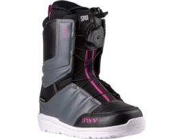 Botas de snowboard para mulher Northwave Helix Spin preto 39