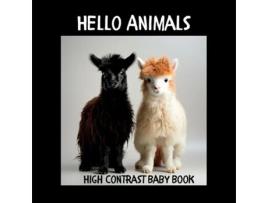 Livro Hello Animals High Contrast Baby Book de Mark KJ (Inglês)