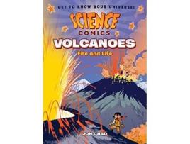 Livro Science Comics Volcanoes de Jon Chad (Inglês - Capa Dura)