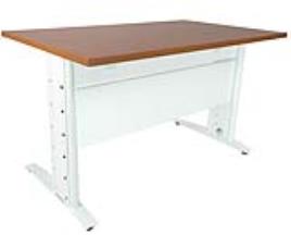 Secretária Soho 1200x800x750mm Cerejeira / Branco - Elegância e Funcionalidade