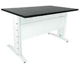 Secretária Soho 1200x800x750mm Preto / Branco - Elegância e Funcionalidade