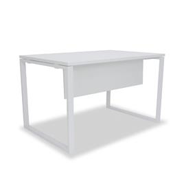 Secretárias de Escritório 1200x800x740mm Kclose Melamina Branco / Branco