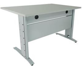 Secretária Soho 1200x800x750mm Cerejeira / Antracite - Elegância e Funcionalidade