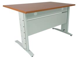 Secretária Soho 1200x800x750mm Cerejeira / Cinza - Elegância e Funcionalidade