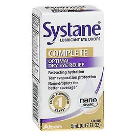 Systane Complete Optimal Dry Eye Relief Lubricant, 5 ml (embalagem de 1)